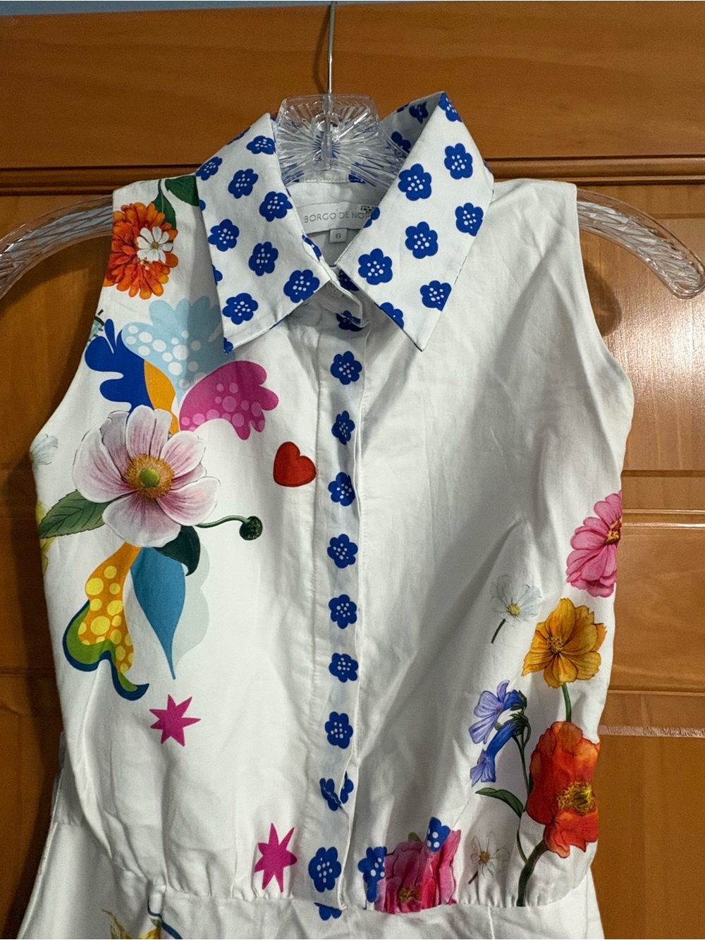 Borgo De Nor Paloma Cotton Maxi Dress EU8 - Picture 8 of 11